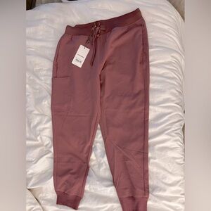 Mandala High Waist Petite Jogger Scrub Pants